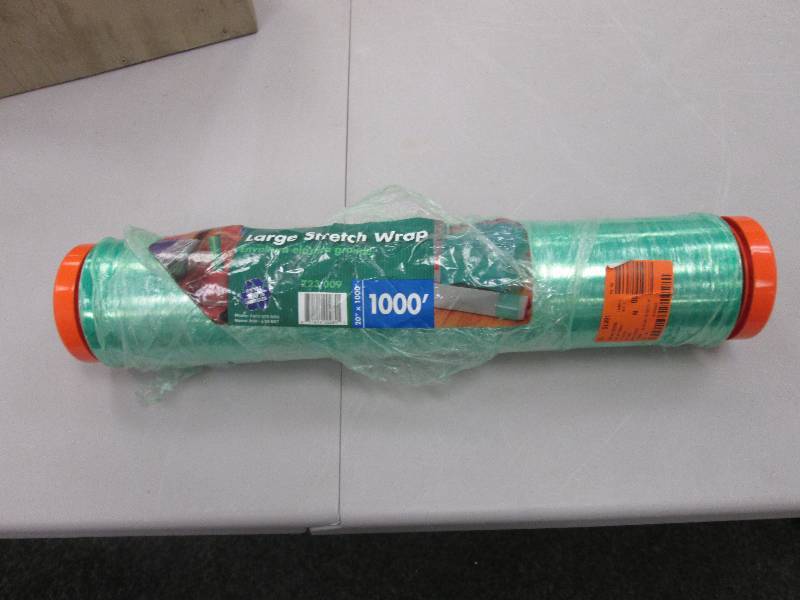 lot 162 image: Large stretch wrap 20 x 1000 ft...