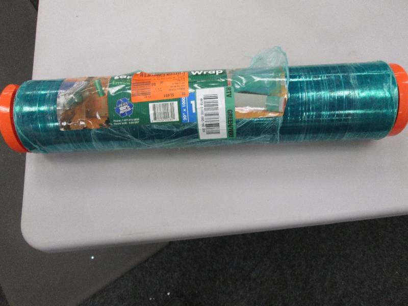 lot 163 image: Large stretch wrap 20 x 1000 ft...