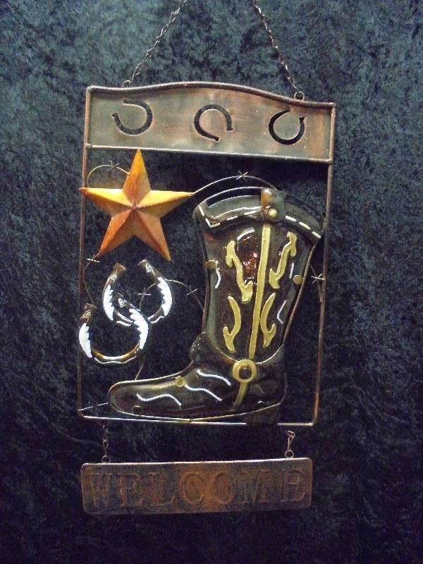 lot 41 image: WELCOME Boot Sign