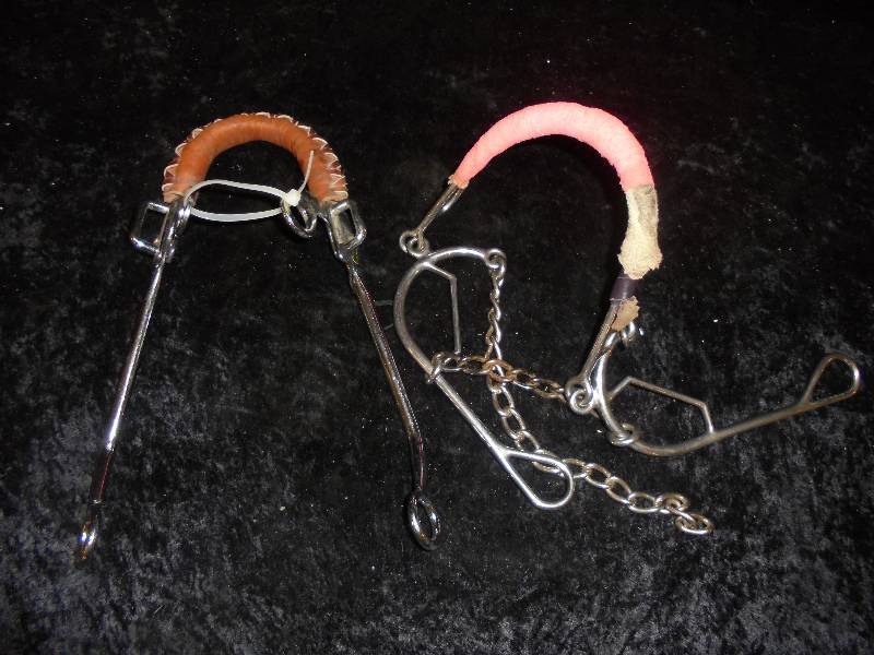 lot 71 image: Pair - Hackamore Training Bits