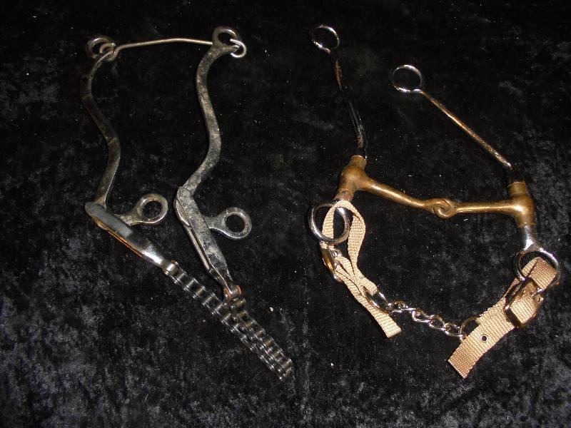 lot 72 image: Pair - Specialty Western Training Bits