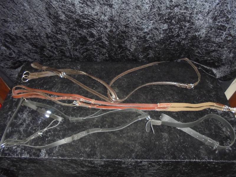 lot 87 image: Lot - English Training Reins, Martingale, etc