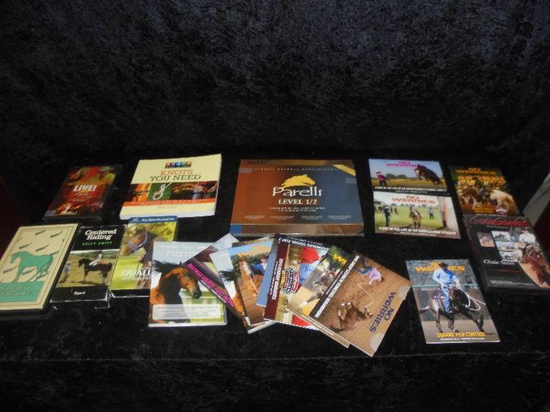lot 119 image: Lot - Pavelli & Misc Horse Training DVDs, VHS