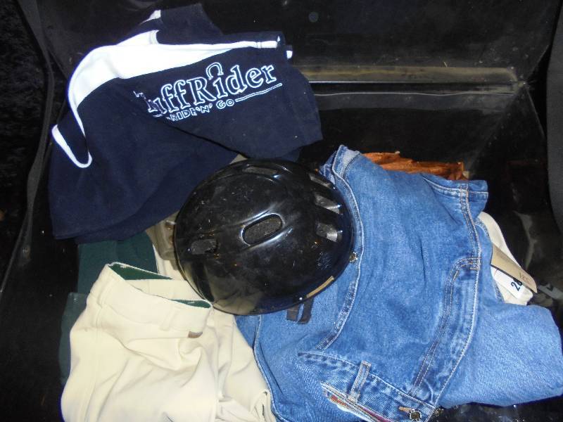 lot 126 image: TrunkCase with Misc Riding Clothes