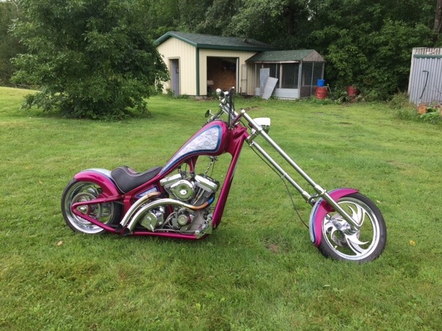 lot 1 image: 2004 Custom Built Fat Boy Chopper