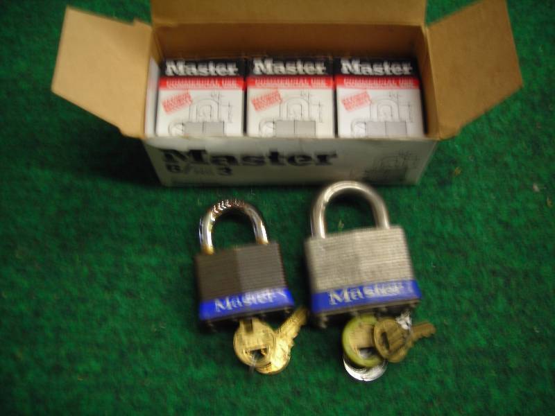 6-Assorted Master Locks
