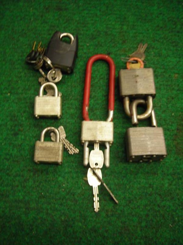 6-Assorted Master Locks