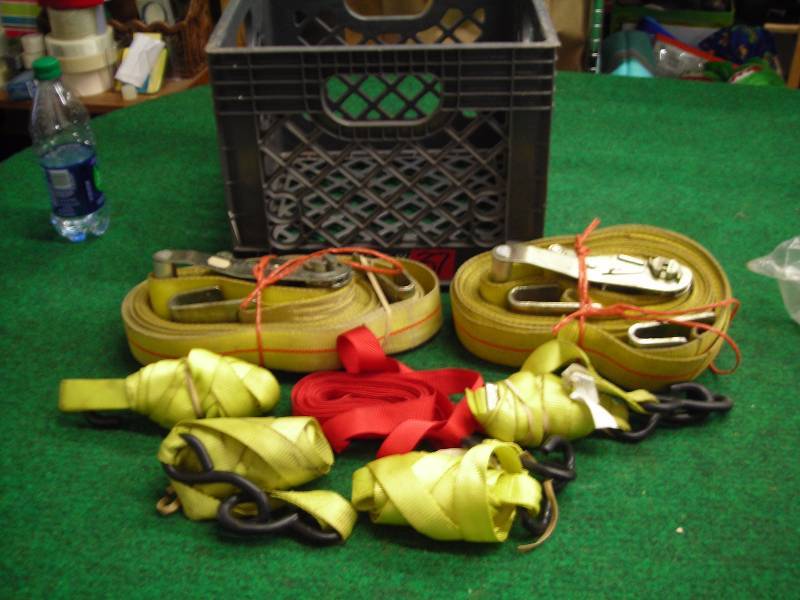 Crate Of Ratchet & Cinch Straps