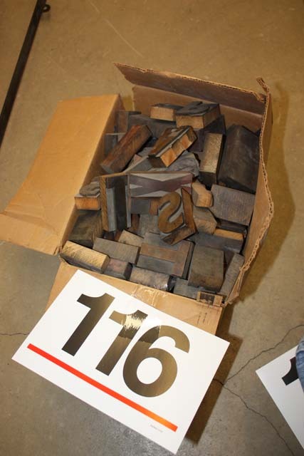Wood Letterpress Type