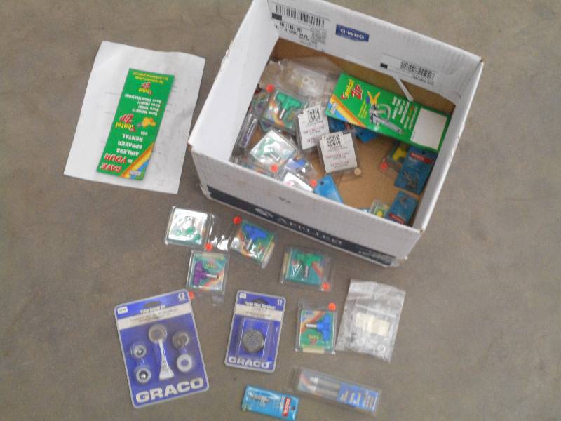 lot 42 image: Box Of New Rental Zip Airless Spray...
