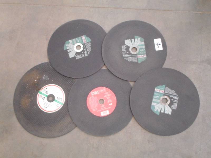 lot 48 image: Lot Of (5) Concrete Cut-Off Wheels ...