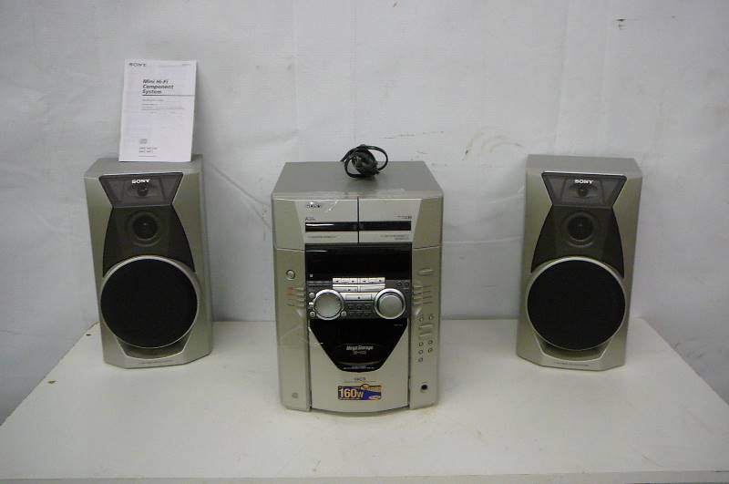 lot 5 image: Sony Mini HI-Fi System Compact Disc Digital Audio 160 w