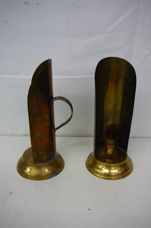 lot 49 image: Candle Holders Pair 9 12