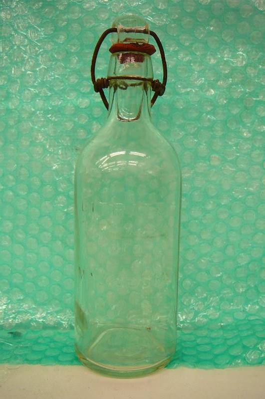 lot 50 image: Vintage Glass Bottle Citrate of Magnesia 8 12 Tall