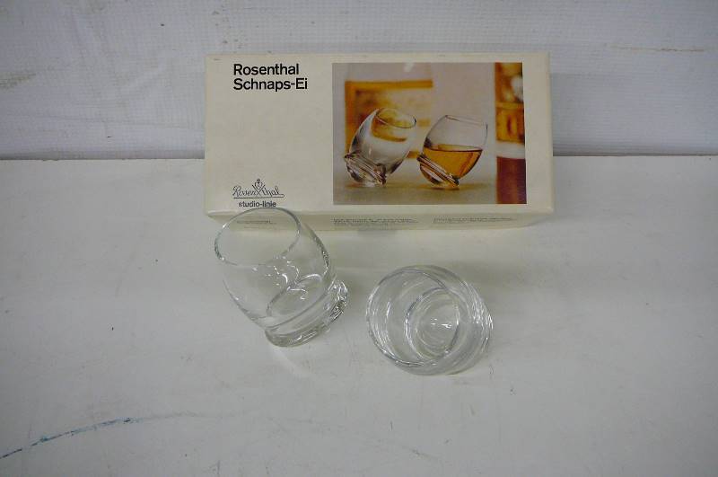 lot 51 image: Rosenthal Schnapps Glasses 4 Germany