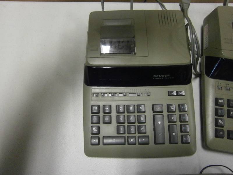 lot 75 image: (2) Adding Machines (1) Phone