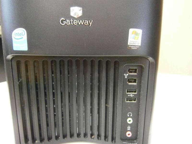 lot 80 image: (2) Gateway E-6500 Desktop Computer