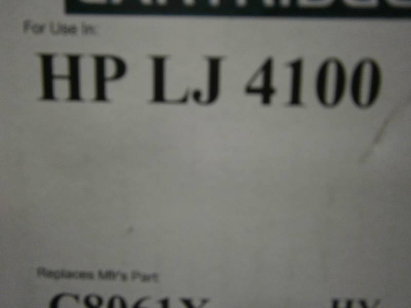 lot 100 image: (1) Toner Cartridge C8061X