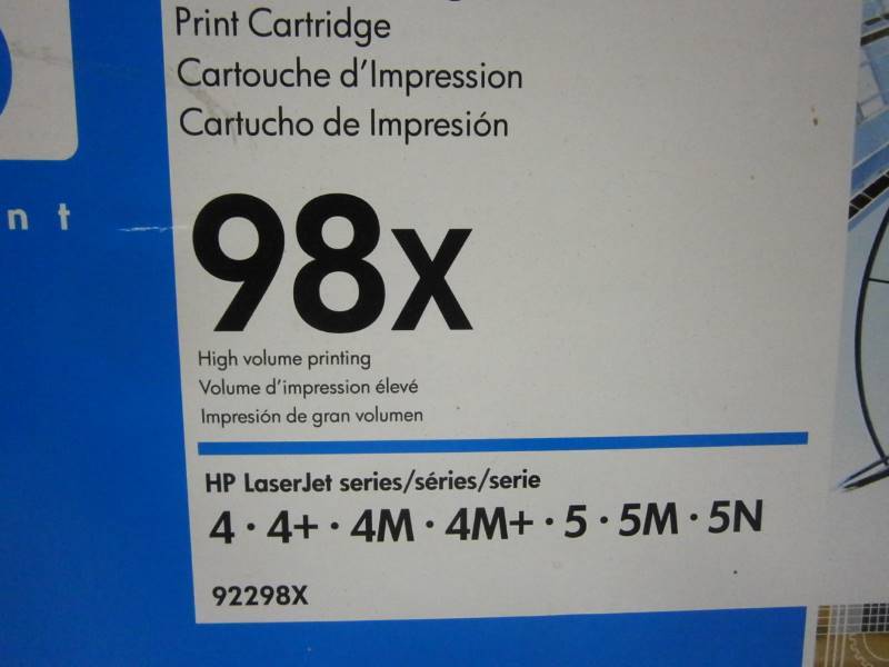 lot 105 image: HP Toner Cartridge 98X