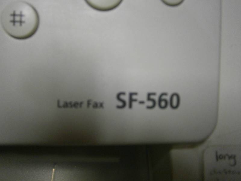 lot 139 image: Samsung Laser Fax SF-560