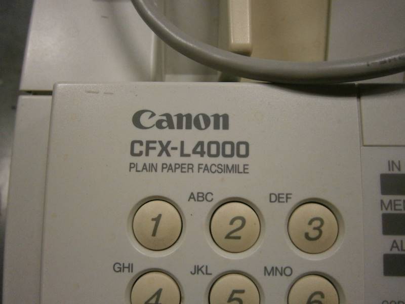 lot 207 image: Canon CFX-L4000 Fax Machine