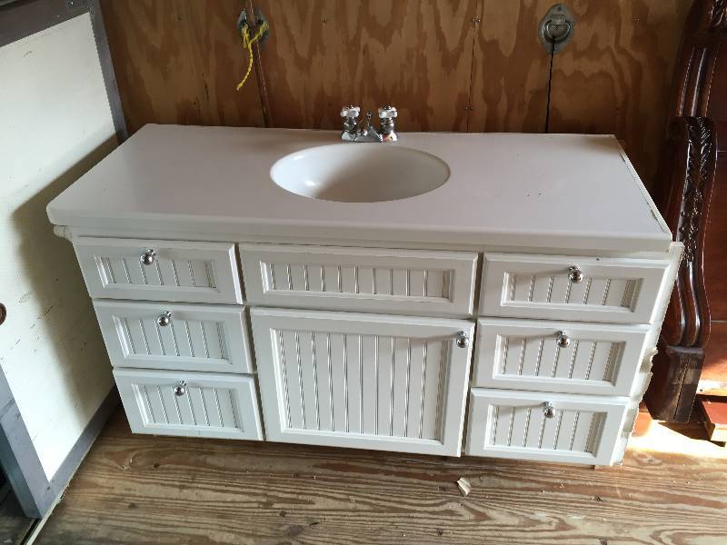 Bathroom Vanity and Sink Top