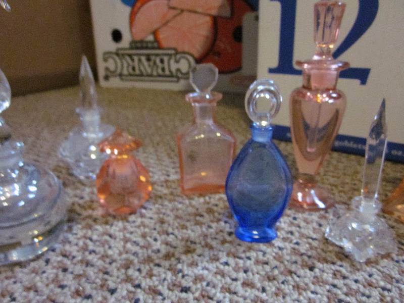 Glass Perfume Bottle Set