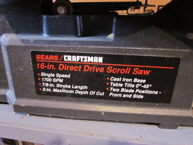 Craftsman Scroll Saw