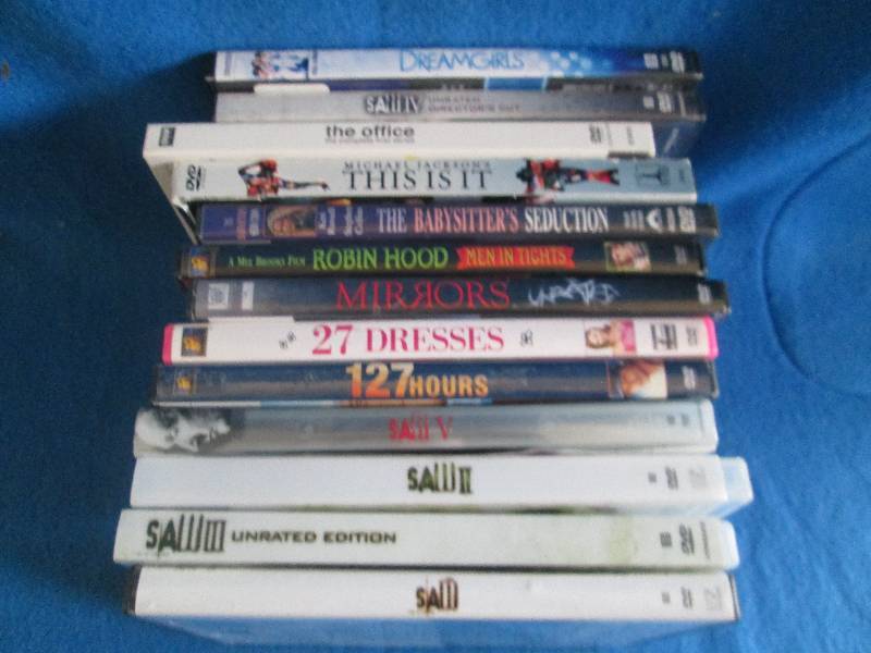 lot of assorted DVD movies ...