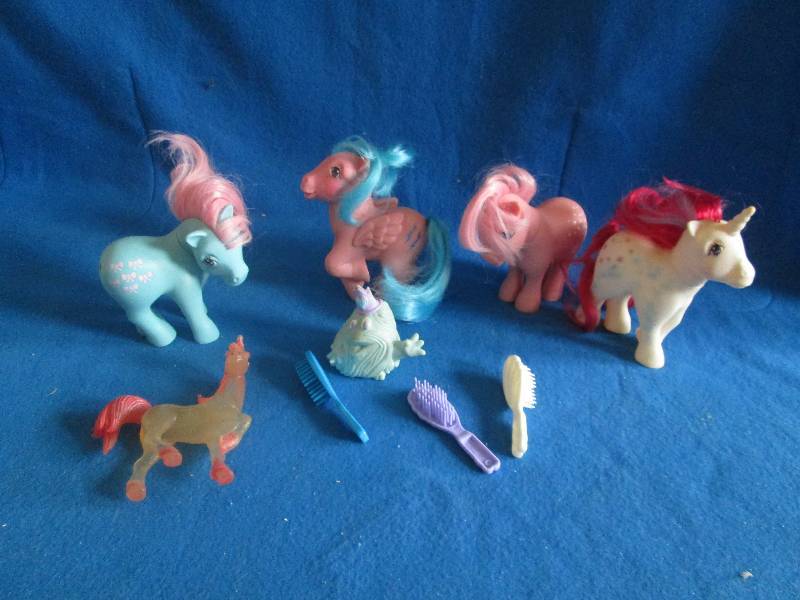 lot of my little ponies and toys ...