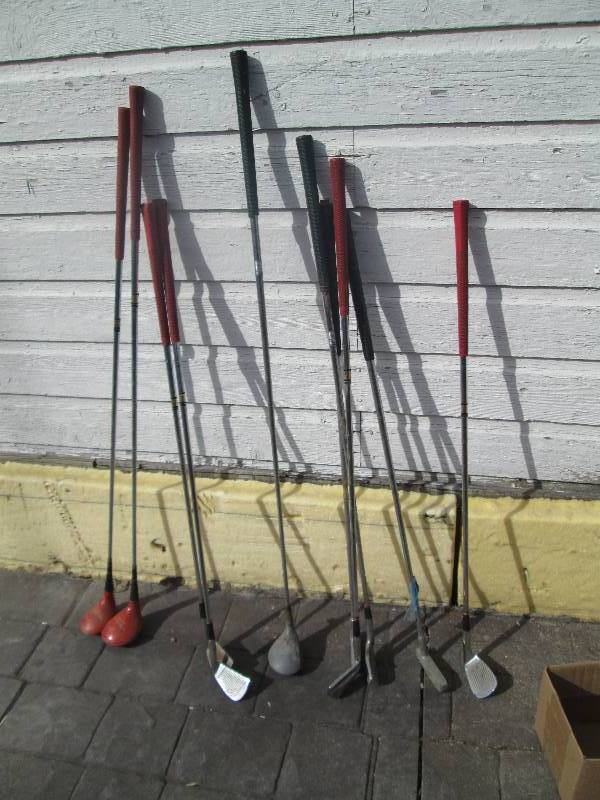 10 golf clubs ...