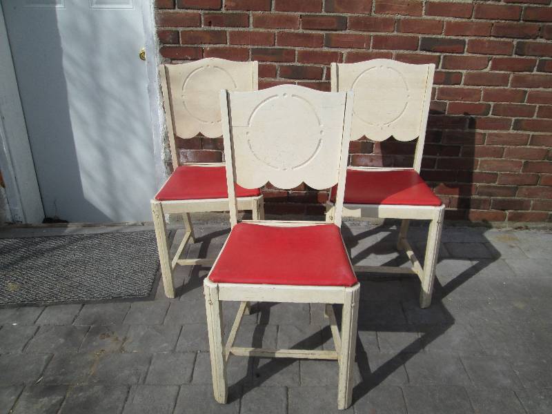 3 vintage chairs ...