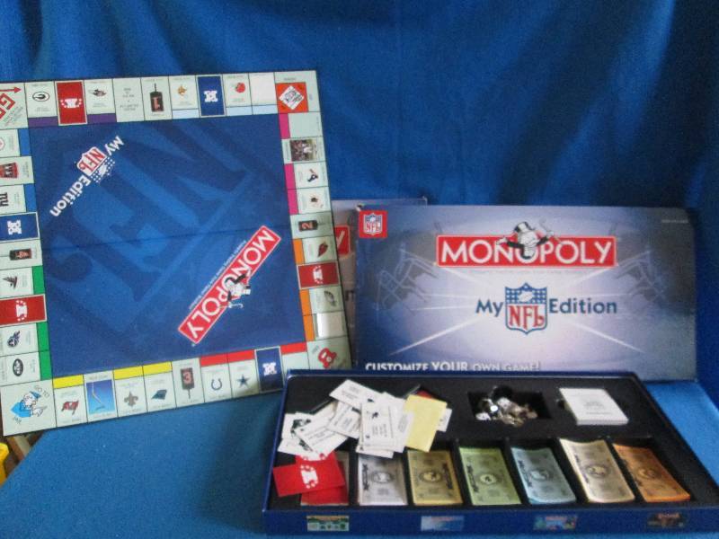 monopoly my NFL edition board game ...