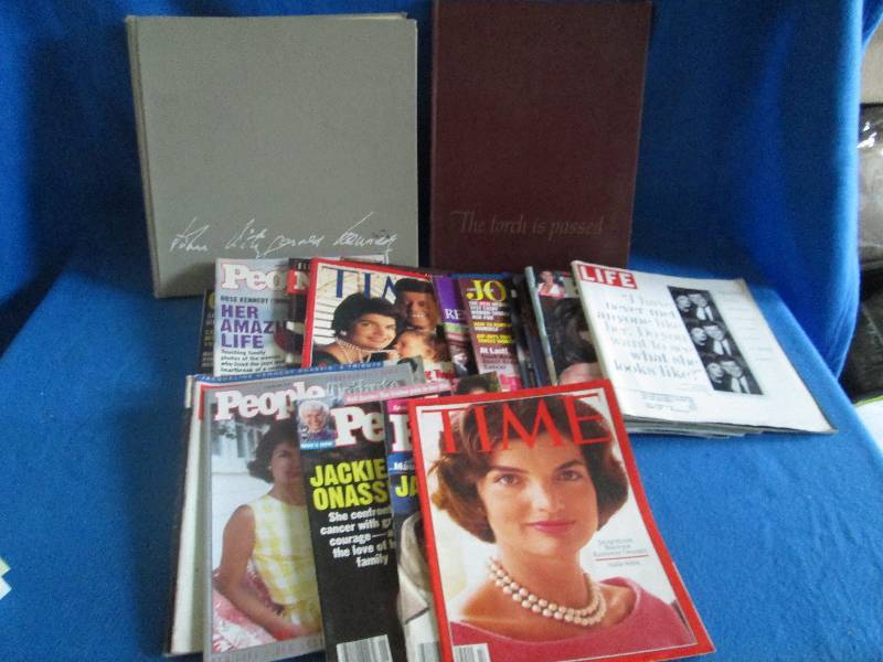 lot of 16 Kennedy magzines and 2 bo...