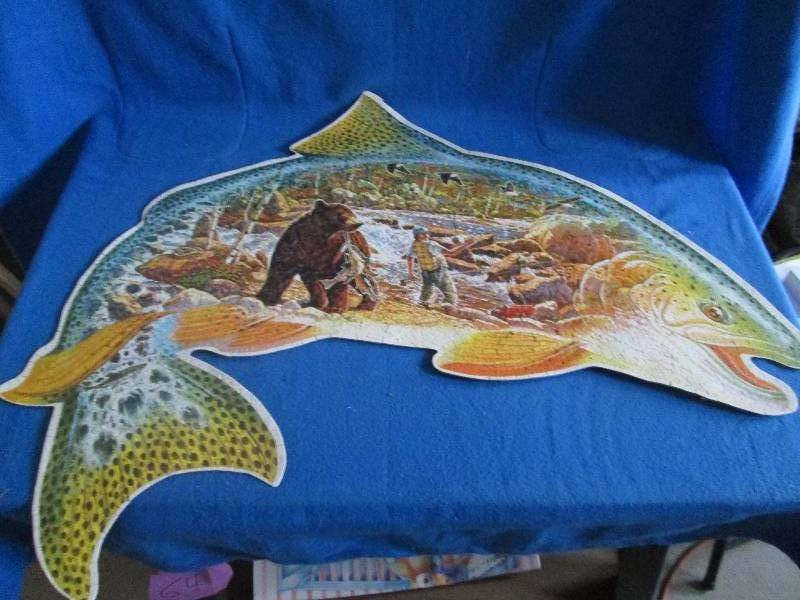 large fishing puzzle ...