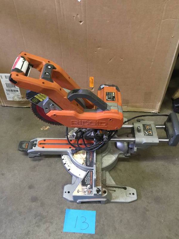 Ridgid 10 in. Sliding Compound Miter Saw with Dual Laser Guide Model