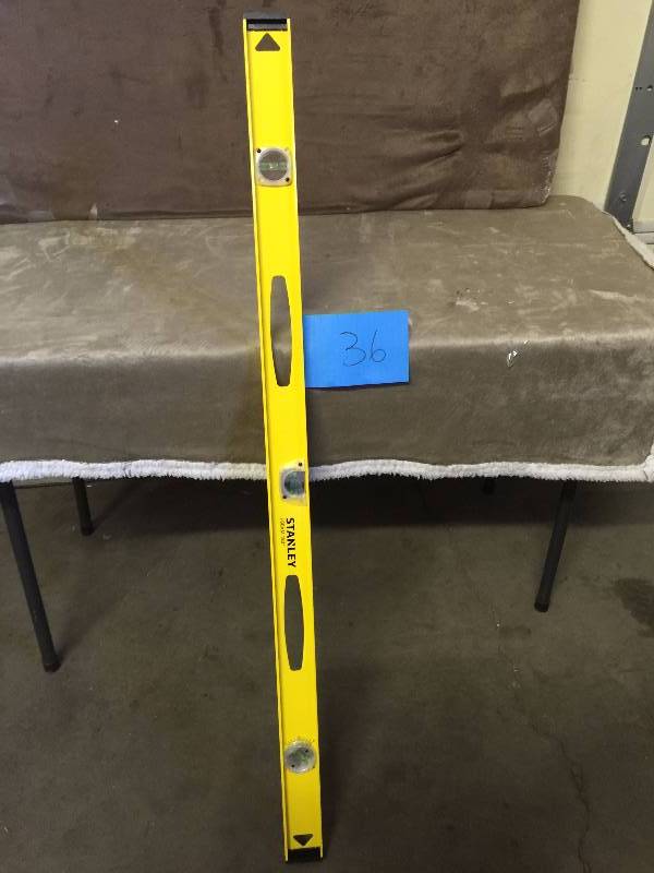 lot 36 image: STANLEY 48 in. I-Beam 180 Level Model # 42-328 NEW