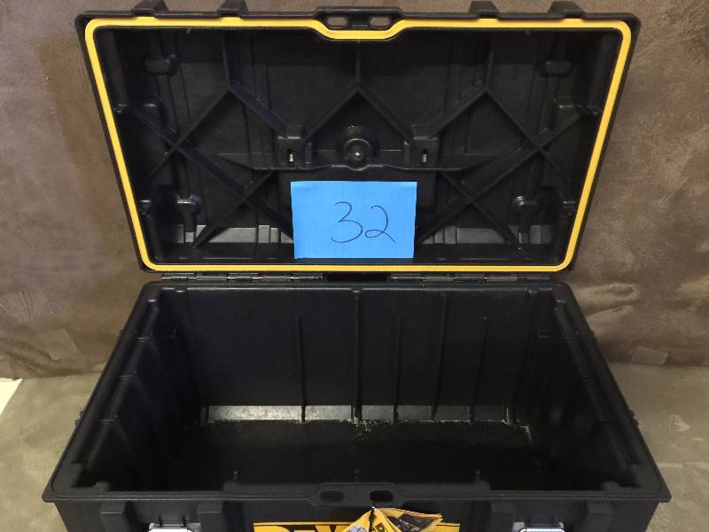 lot 32 image: DEWALT Tough System DS 300 Large Storage Unit Model # DWST08203