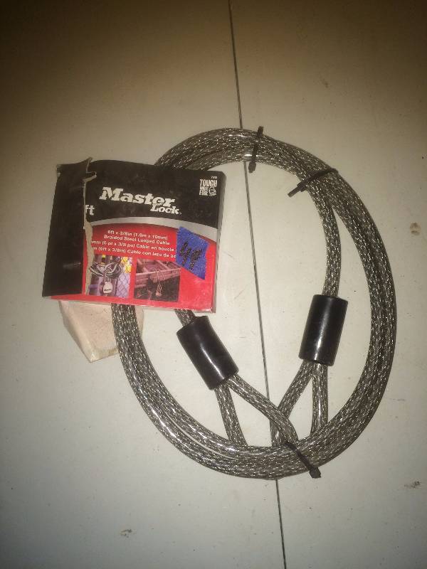 Master Lock Cable