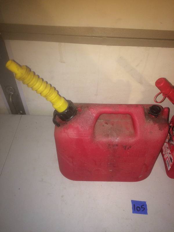 Pair of gas cans