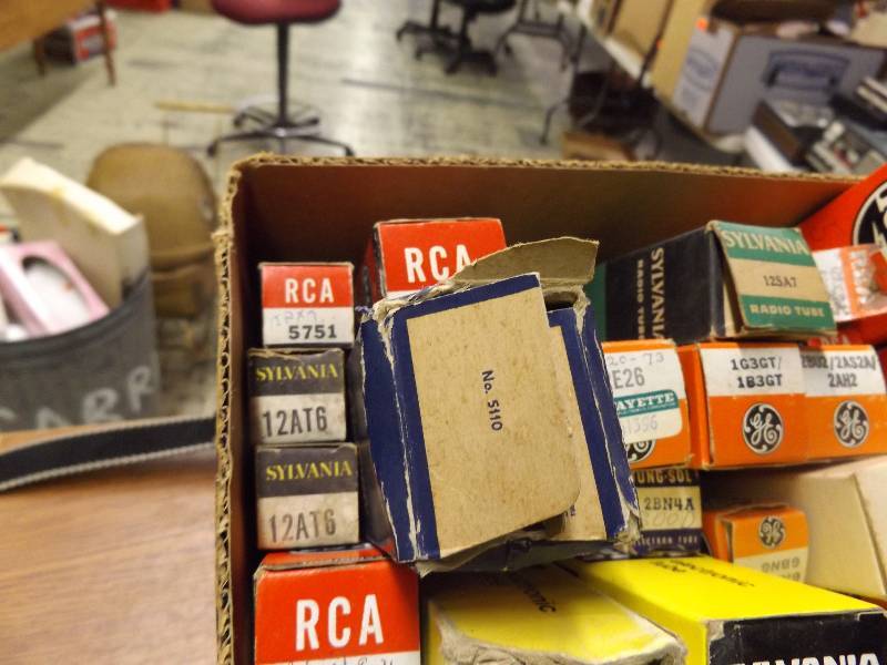 Vintage Radio and TV Tubes in Original Boxes