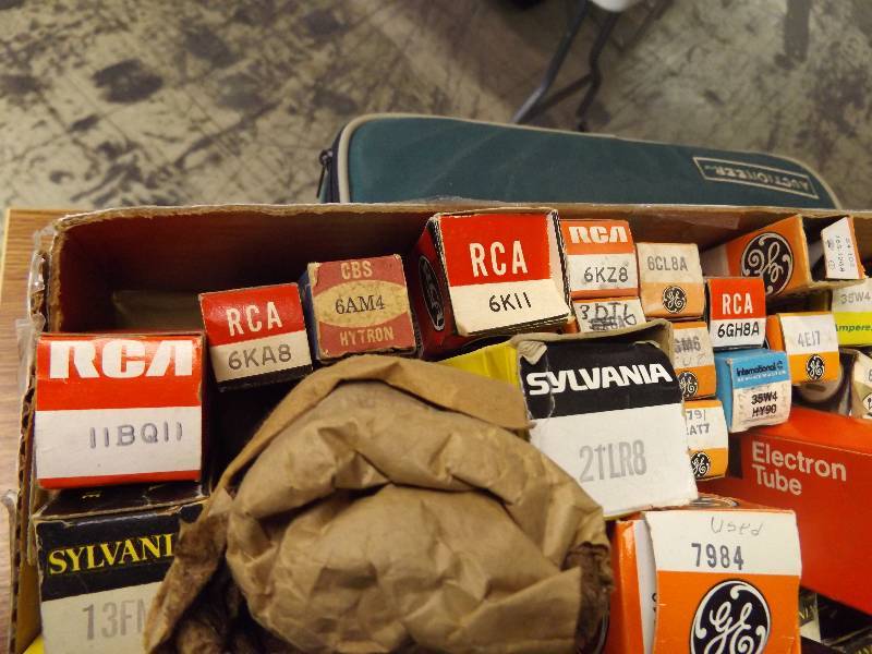 Vintage Radio and TV Tubes in Original Boxes