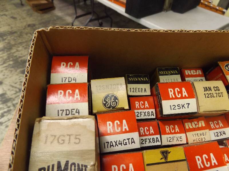 Vintage Radio and TV Tubes in Original Boxes