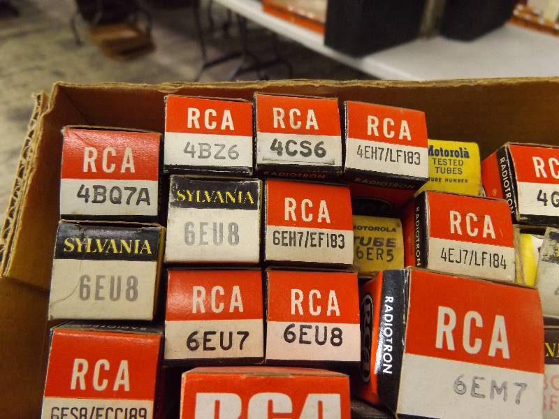 Vintage Radio and TV Tubes in Original Boxes
