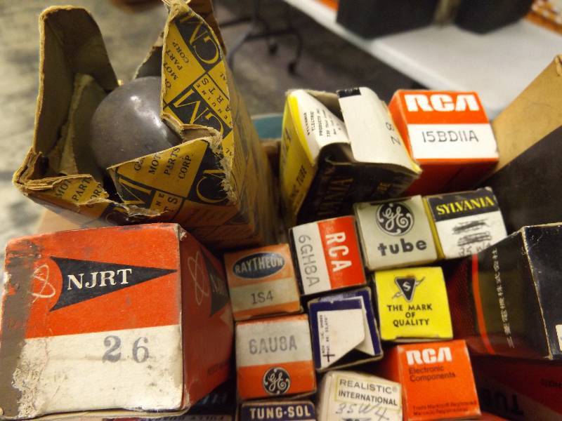 Vintage Radio and TV Tubes in Original Boxes