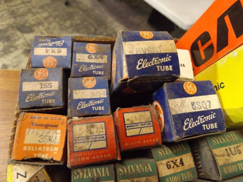 Vintage Radio and TV Tubes in Original Boxes