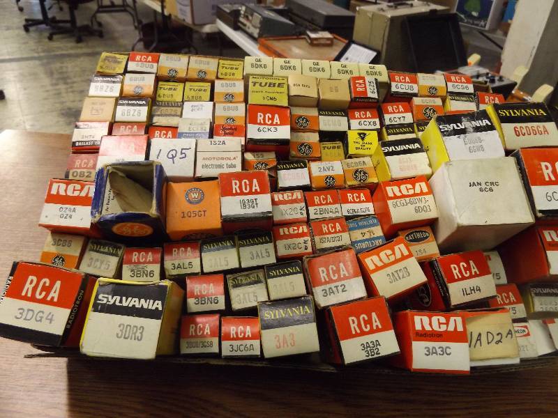 Vintage Radio and TV Tubes in Original Boxes