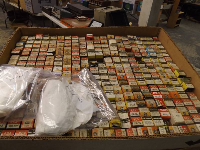 Vintage Radio and TV Tubes in Original Boxes
