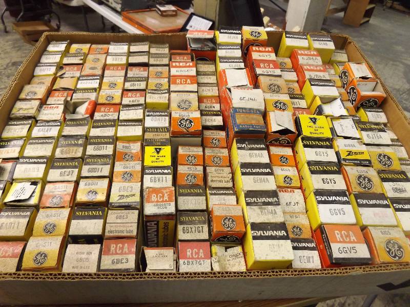 Vintage Radio and TV Tubes in Original Boxes