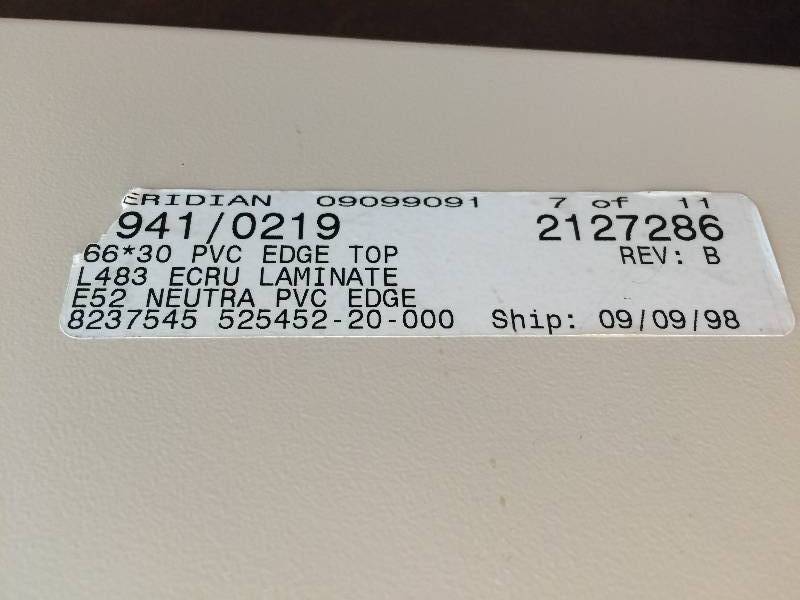 lot 14 image: Quality Herman Miller Meridian Executive Series Metal Corner Office Desk L Shape Easy Glide 6 Drawers  1 Middle Hidden Drawer L Shape Left Return - Excellent Pre-owned Condition